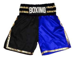 Box shorts selbst machen : KNBSH-039-Schwarz-Blau