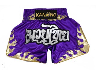 Kanong Muay Thai shorts : KNS-145-Lila