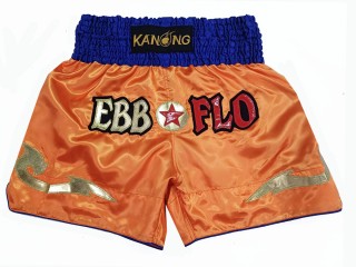 Personalisierte Kickboxing Hose : KNSCUST-1216 Anime Orange