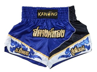 Personalisierte Muay Thai Hose : KNSCUST-1230 Blau