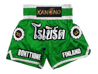 Personalisierte Muay Thai Hose : KNSCUST-1242-Grün