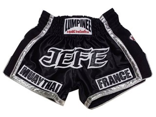 Personalisierte Muay Thai Hose : KNSCUST-1244-Schwarz