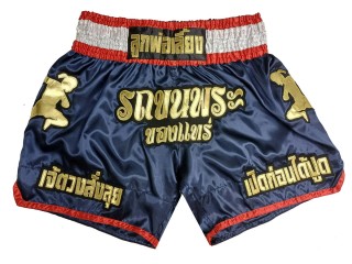 Personalisierte Muay Thai Hose : KNSCUST-1254 Marineblau