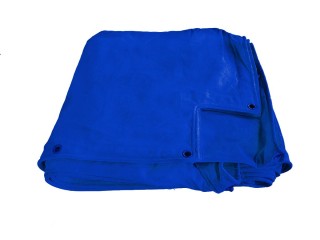Boxring Canvas mit Ihrem eigenen Logo - Blau- 4x4 m