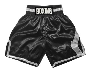 Box shorts selbst machen : KNBSH-036-Schwarz-Silber