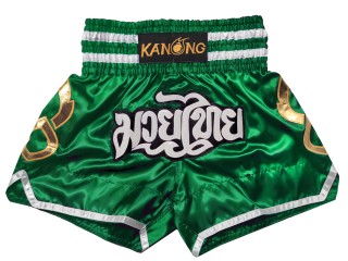 Kanong Muay Thai shorts - Thaiboxhosen : KNS-143-Grün