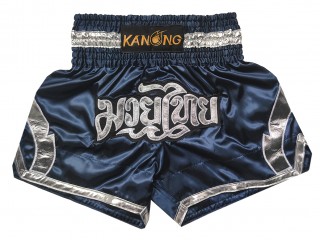 Kanong Muay Thai shorts - Thaiboxhosen : KNS-144-Marine