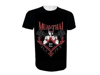 Muay Thai Kickbox T-Shirt mit Namenszusatz : KNTSHCUST-001