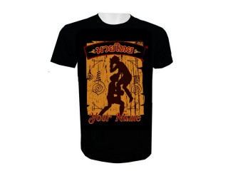 Muay Thai Kickbox-T-Shirt mit Namenszusatz : KNTSHCUST-005