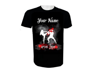 Muay Thai Kickbox T-Shirt mit Namenszusatz : KNTSHCUST-006