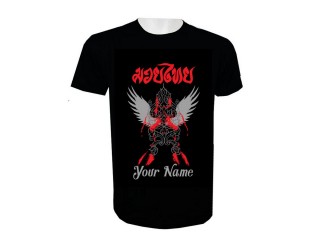 Muay Thai Kickbox-T-Shirt mit Namenszusatz : KNTSHCUST-007