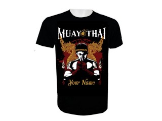 Muay Thai Kickbox-T-Shirt mit Namenszusatz : KNTSHCUST-011