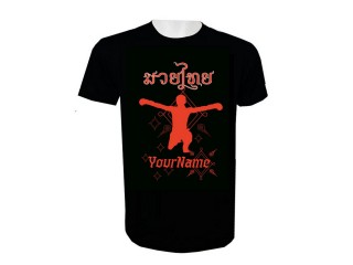 Muay Thai Kickbox T-Shirt mit Namenszusatz : KNTSHCUST-012