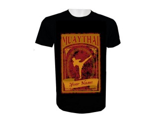 Muay Thai Kickbox-T-Shirt mit Namenszusatz von Kanong : KNTSHCUST-013