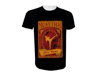 Muay Thai Kickbox T-Shirt mit Namenszusatz : KNTSHCUST-013