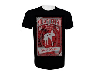 Muay Thai Kickbox T-Shirt mit Namenszusatz : KNTSHCUST-014