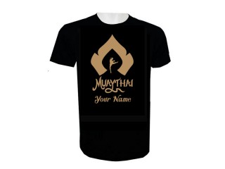 Muay Thai Kickbox-T-Shirt mit Namenszusatz von Kanong : KNTSHCUST-022