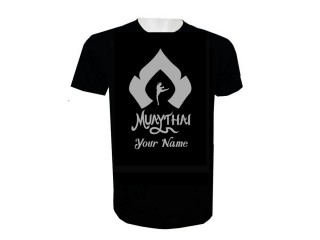 Muay Thai Kickbox-T-Shirt mit Namenszusatz von Kanong : KNTSHCUST-023