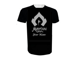 Personalisierte Muay Thai Kickbox-T-Shirt mit Namenszusatz : KNTSHCUST-023