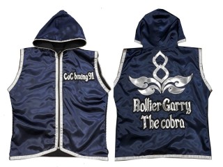 Kanong Hoodies / Walk in Hoodies Jacke selber machen : KNHODCUST-001-Marine-Silber