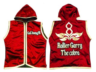 Kanong Hoodies / Walk in Hoodies Jacke selber machen : KNHODCUST-001-Rot-Gold