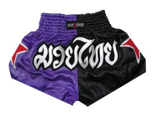 Boxsense Kinder Muay Thai shorts Hosen : BXSKID-005 Lila