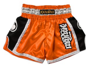 Kanong Retro Muay Thai shorts - Thaiboxhosen : KNSRTO-208-Orange