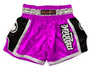Kanong Retro Muay Thai shorts - Thaiboxhosen : KNSRTO-208-lila