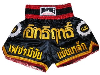 Lumpinee Muay Thai hose : LUM-017 Schwarz