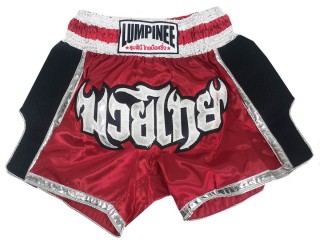 Lumpinee Muay Thai Hosen Damen Frauen : LUM-023-W Rot