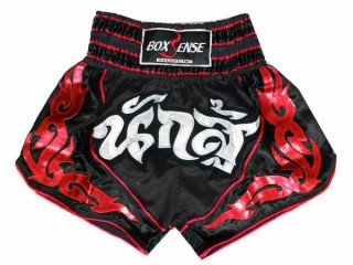 Boxsense Muay Thai shorts - Thaiboxhosen : BXS-063-schwarz