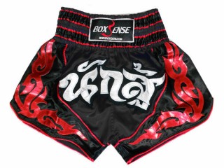 Boxsense Muay Thai hose : BXS-063-schwarz