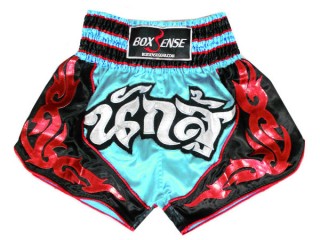 Boxsense Muay Thai shorts - Thaiboxhosen : BXS-063-hellblau