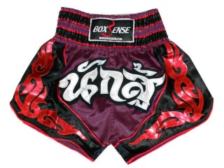 Boxsense Muay Thai hose : BXS-063-kastanienbraun