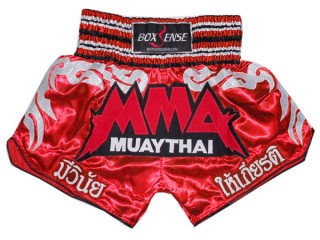 Boxsense Muay Thai hose : BXS-066-rot