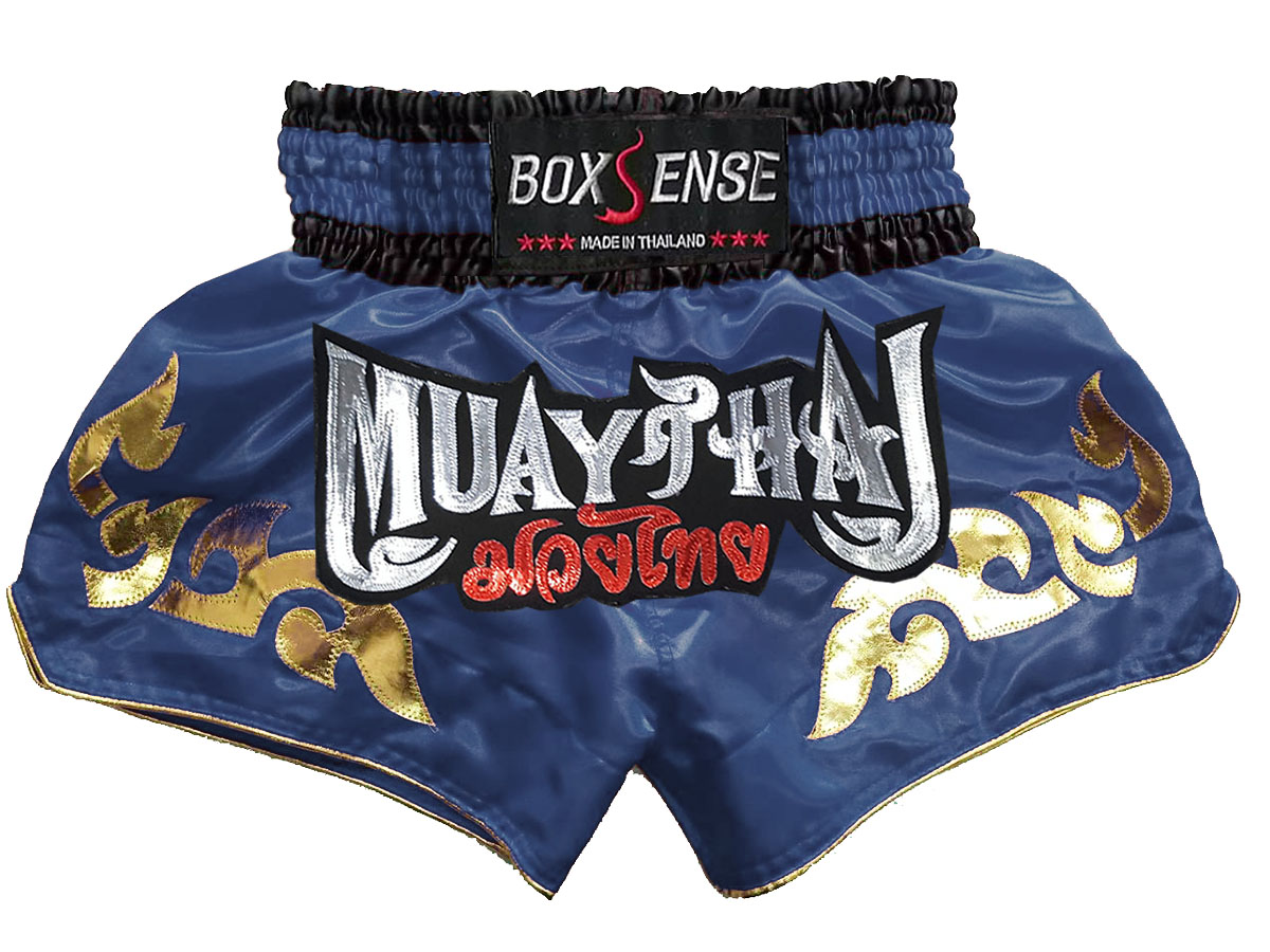 Boxsense Muay Thai Hosen - Thaiboxhosen : BXS-092-Marine
