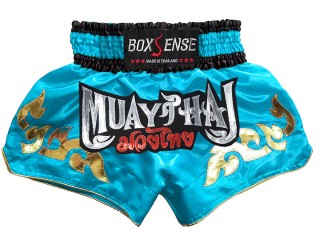 Boxsense Muay Thai shorts - Thaiboxhosen : BXS-092-Himmelblau