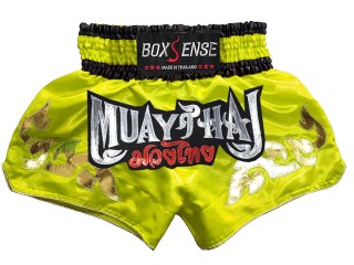 Boxsense Muay Thai shorts - Thaiboxhosen : BXS-092-Gelb