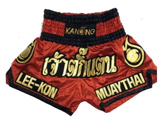 Muay Thai Hose selber machen : KNSCUST-1017  Rot