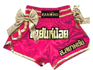 Muay Thai Hose selber machen : KNSCUST-1022 Rosa