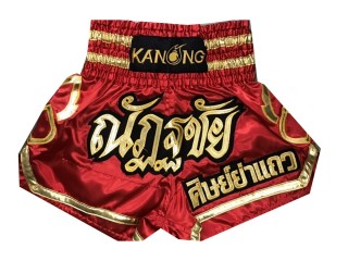 Muay Thai Hose selber machen : KNSCUST-1044 Rot