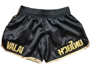 Personalisierte Muay Thai Shorts Hosen : KNSCUST-1049 Schwarz