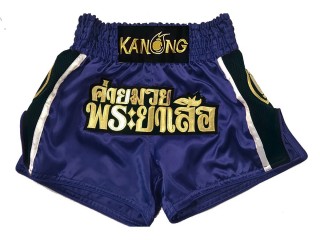 Personalisierte Muay Thai Hose selber machen : KNSCUST-1087 Blau