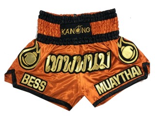 Personalisierte Muay Thai Hose selber machen : KNSCUST-1089 Orange