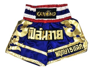 Personalisierte Muay Thai Hose selber machen : KNSCUST-1098 Blau