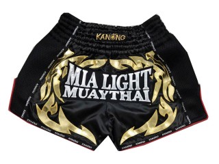 Muay Thai Kickbox hose designen selber machen : KNSCUST-1126 Schwarz