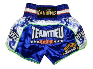 Muay Thai Thaiboxenhose selber machen : KNSCUST-1132 Blau