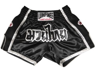 Lumpinee Muay Thai Shorts - Thaiboxhosen : LUMRTO-005-Schwarz