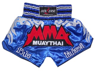 Boxsense Muay Thai shorts - Thaiboxhosen : BXS-066-Blau