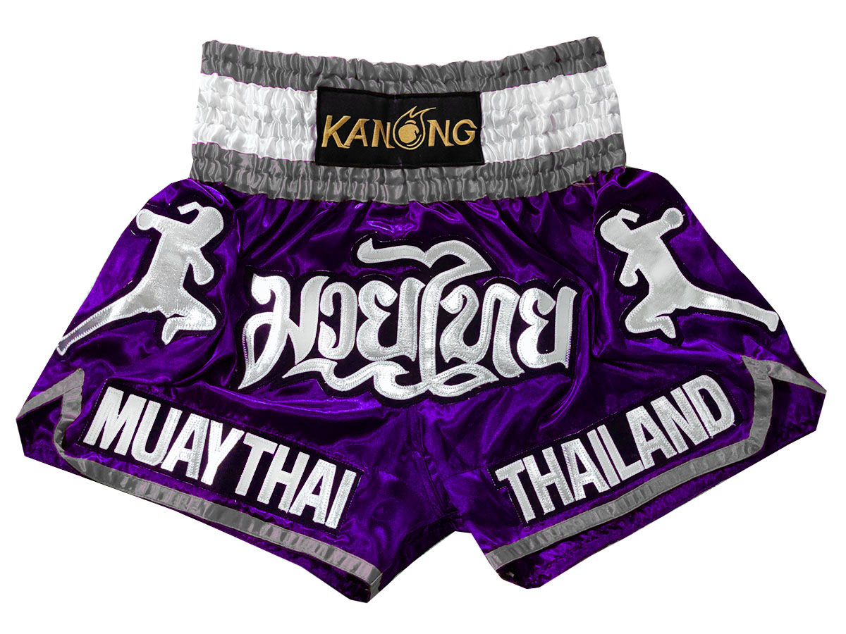 Kanong Muay Thai shorts - Thaiboxhosen : KNS-133-Violett